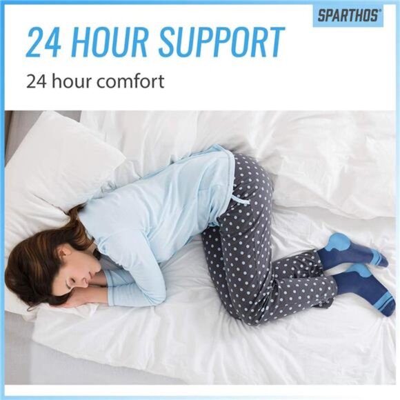 Compression Socks (20-30mmHg) - Knee High Sock for Sport, Running, Travel - Picture 6 of 7